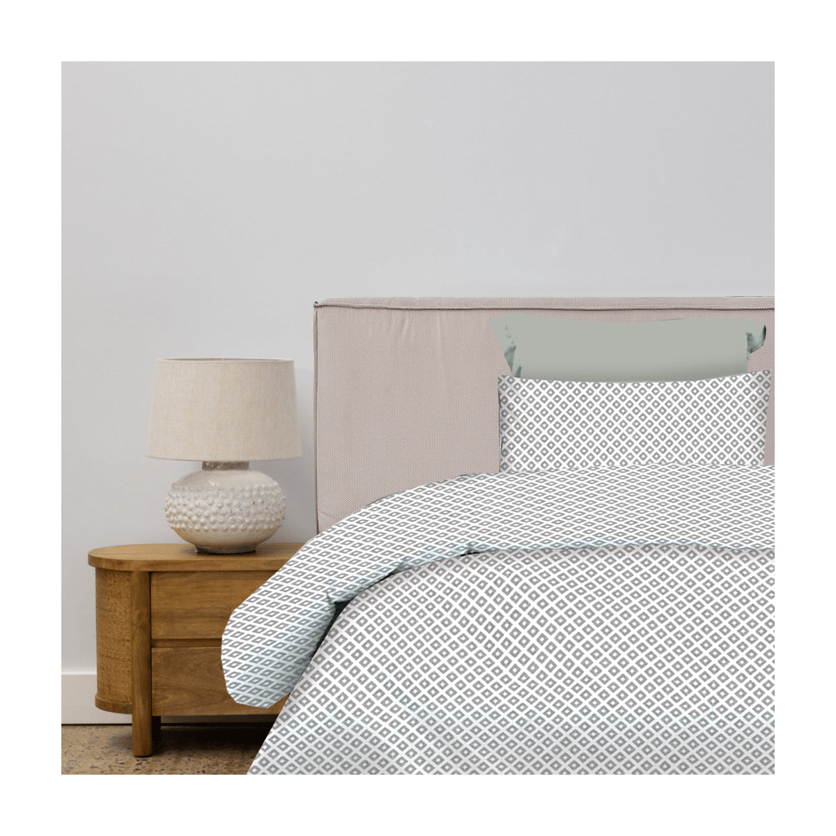 Σετ Σεντόνια 2x(1,75x2,60εκ) + 1x(52x72εκ) Ariel Grey