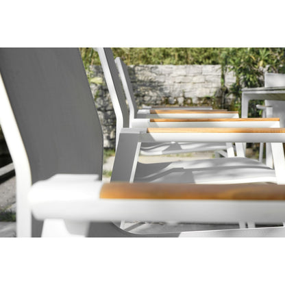 Aspen/D7-Λευκό Dining Set