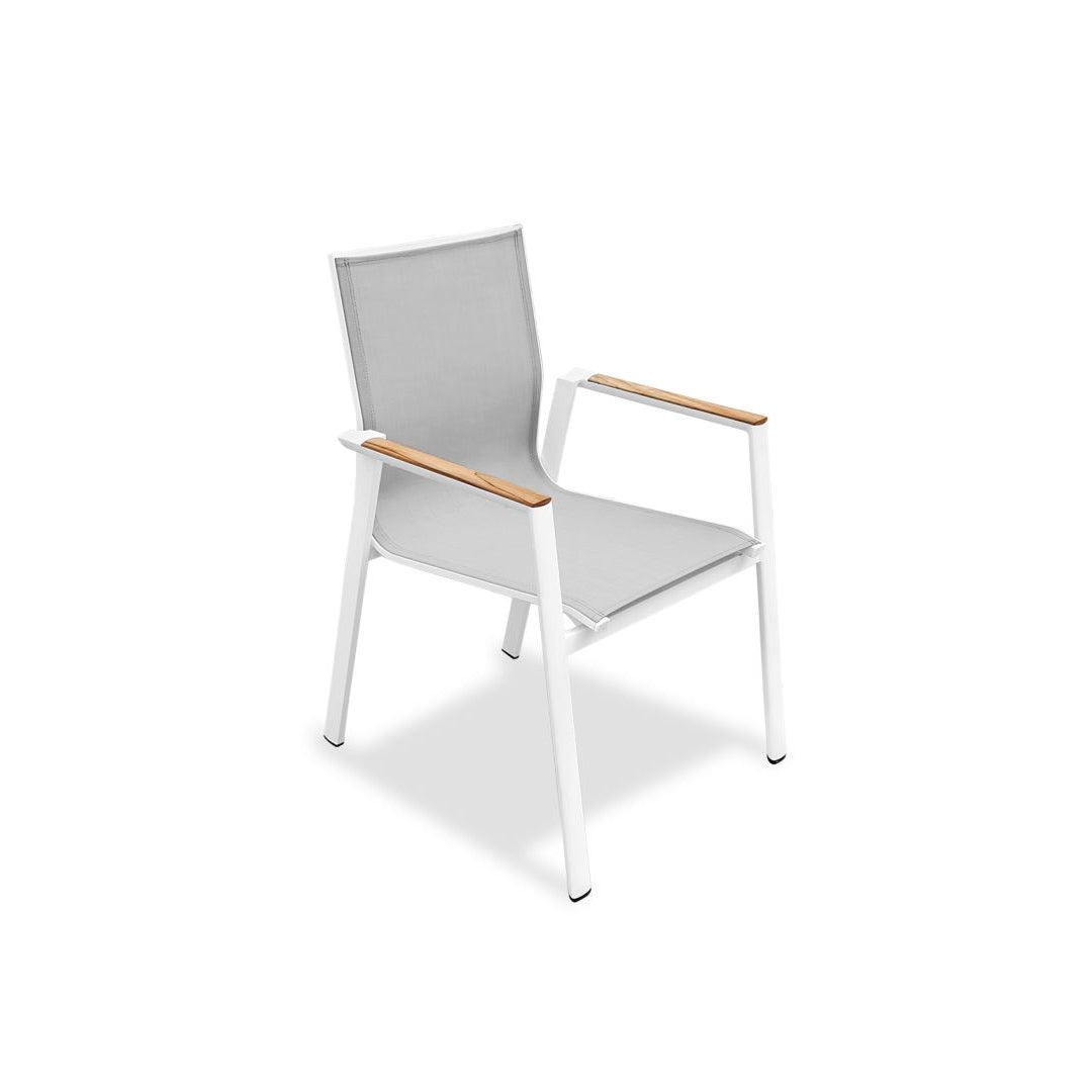 Aspen/D7-Λευκό Dining Set