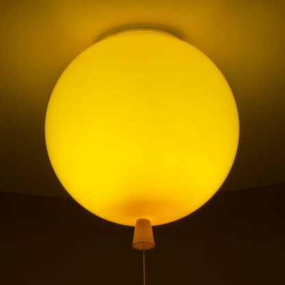 BALLOON 00651 Παιδικό Φωτιστικό Οροφής με Ντουί 1 x E27 AC 220-240V IP20 - Κίτρινο - Μ30 x Π30 x Υ33