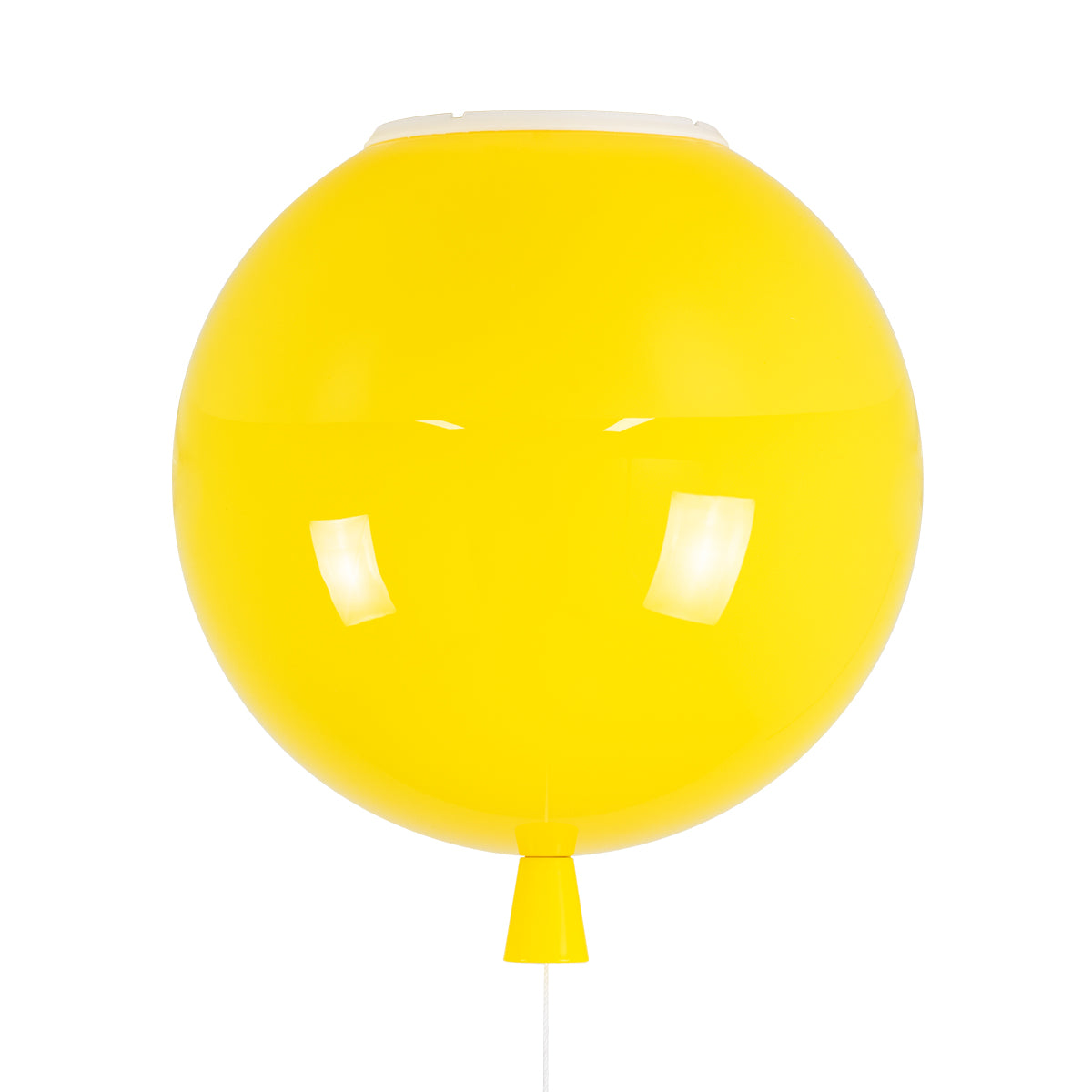 BALLOON 00651 Παιδικό Φωτιστικό Οροφής με Ντουί 1 x E27 AC 220-240V IP20 - Κίτρινο - Μ30 x Π30 x Υ33