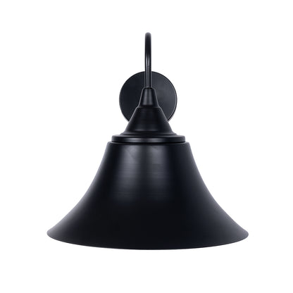 BELL 01038 Vintage Φωτιστικό Τοίχου - Απλίκα με Ντουί 1 x E27 AC 220-240V IP20 - Μαύρο - Μ35 x Π28.5 x Υ30