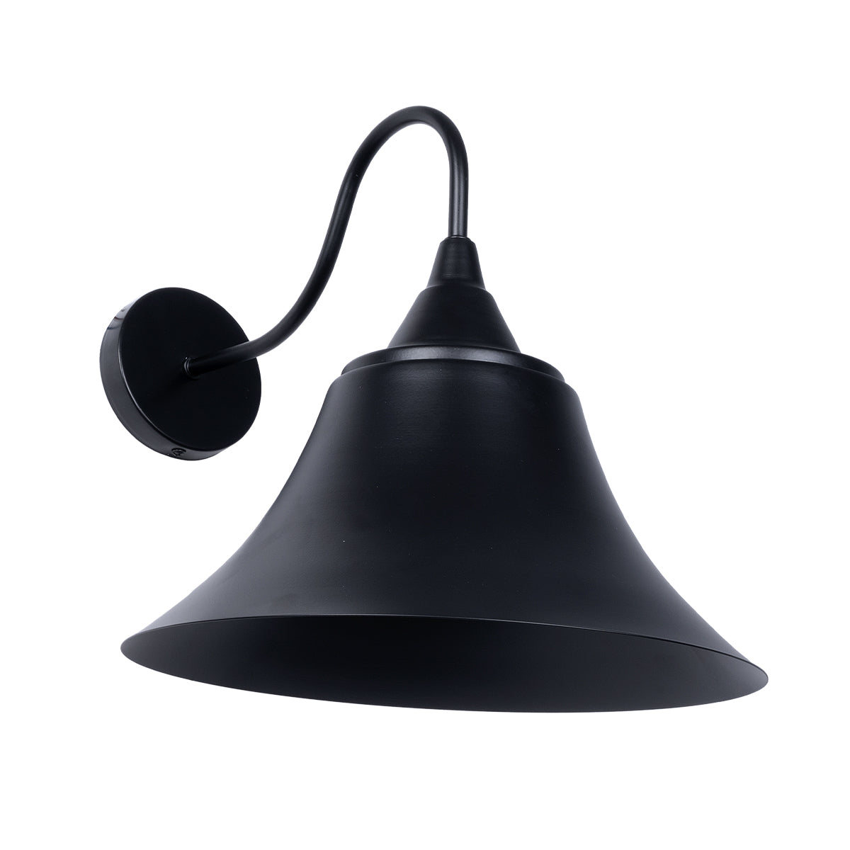 BELL 01038 Vintage Φωτιστικό Τοίχου - Απλίκα με Ντουί 1 x E27 AC 220-240V IP20 - Μαύρο - Μ35 x Π28.5 x Υ30