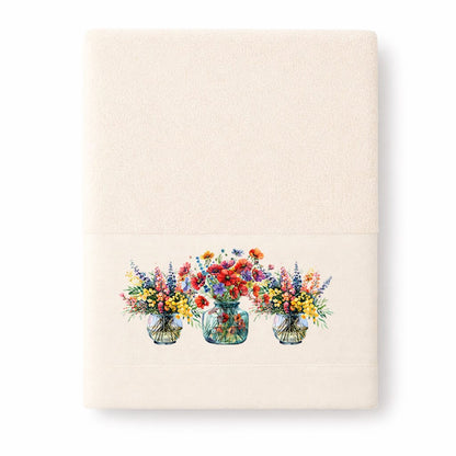 Πετσέτα Προσώπου 50×90εκ Blossom Ecru