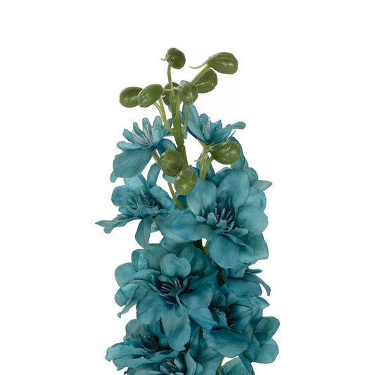 BLUE DELPHINIUM FLOWER BRANCH 21394 Τεχνητό Διακοσμητικό Κλαδί Δελφίνιο Y48cm