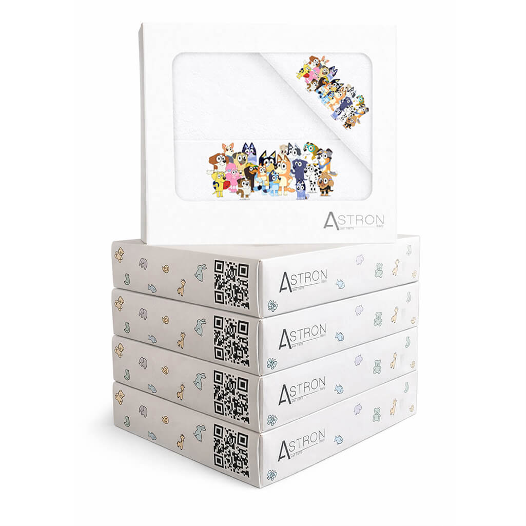 Παιδικές Πετσέτες (Σετ 2 Τεμ) Dogs Family White