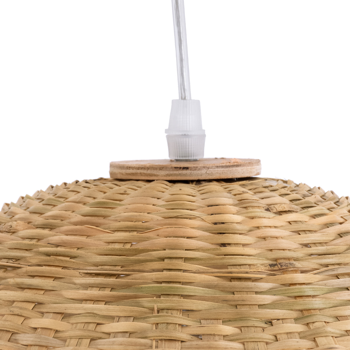 BORA-BORA 01735 Boho Κρεμαστό Φωτιστικό Οροφής με Ντουί 1 x E27 AC 220-240V IP20 - Μπεζ - Μ42 x Π42 x Υ44