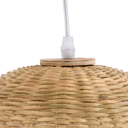 BORA-BORA 01735 Boho Κρεμαστό Φωτιστικό Οροφής με Ντουί 1 x E27 AC 220-240V IP20 - Μπεζ - Μ42 x Π42 x Υ44
