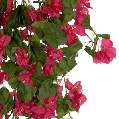 BOUGAINVILLEA BRANCH 20663 Τεχνητό Κρεμαστό Διακοσμητικό Κλαδί Μπουκαμβίλιας Φουξ Μ45 x Π12 x Υ90