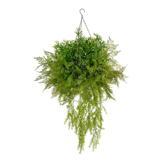 BOUQUET VARIOUS HANGING PLANT 20625 Τεχνητό Κρεμαστό Διακοσμητικό Φυτό Μιξ Μ75 x Π75 x Y100