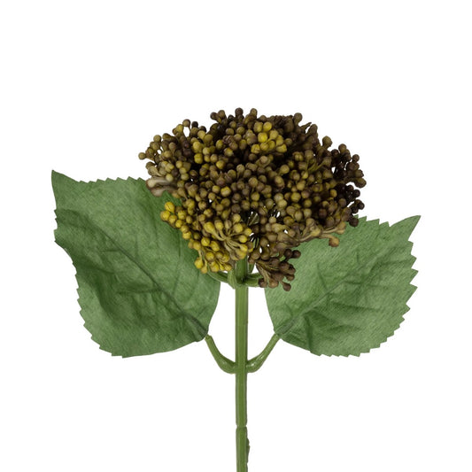 BROWN SEDUM BRANCH 21341 Τεχνητό Διακοσμητικό Κλαδί Καφε Σέδο Y38cm