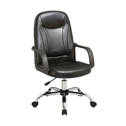 BS9600 ΜΑΥΡΟ PVC ΠΟΛΥΘΡΟΝΑ ΓΡΑΦΕΙΟΥ 58x54.5x47-101/56.5-112.5