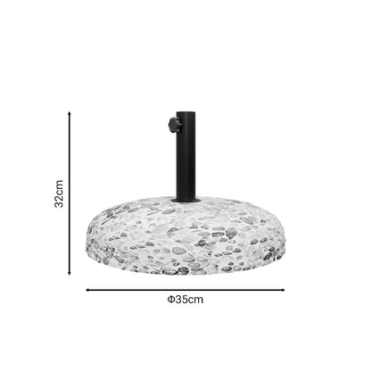 Βάση Ομπρέλας Nimbus Τσιμέντο Ψηφιδωτή 15kg Φ35εκ