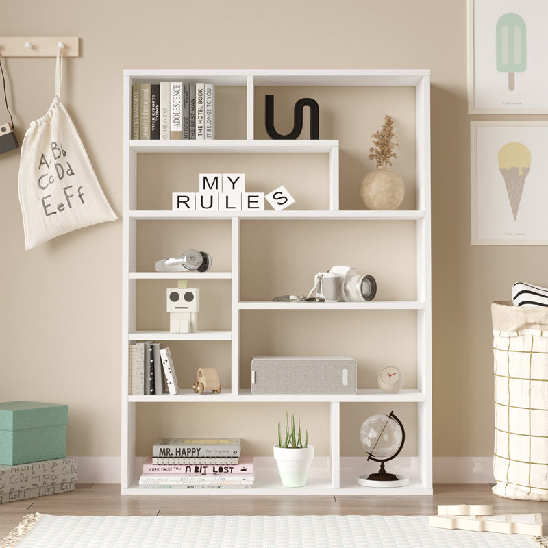 Βιβλιοθήκη Decora σε Λευκη Απόχρωση 90x22x123.6