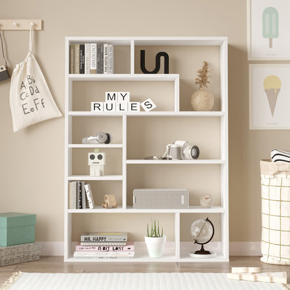 Βιβλιοθήκη Decora σε Λευκη Απόχρωση 90x22x123.6