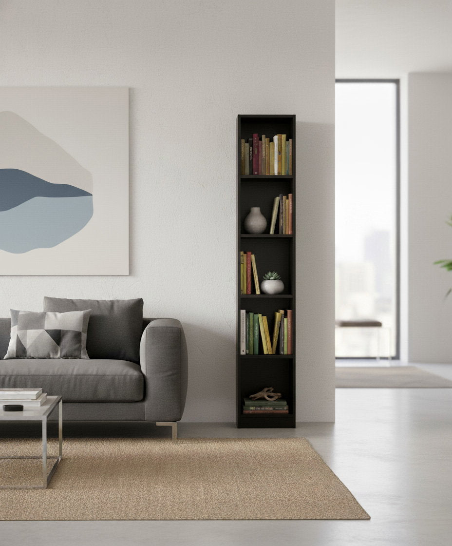 Βιβλιοθήκη Eliot 5S Slim Wenge 30x30x180