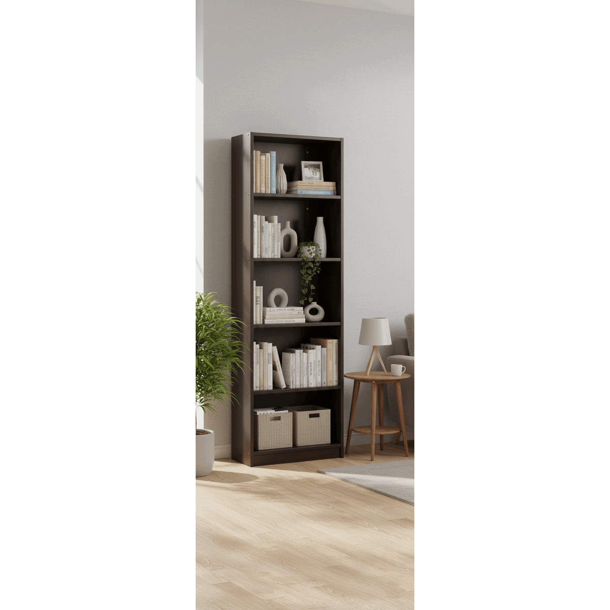 Βιβλιοθήκη Eliot 5S Wenge 60x30x180