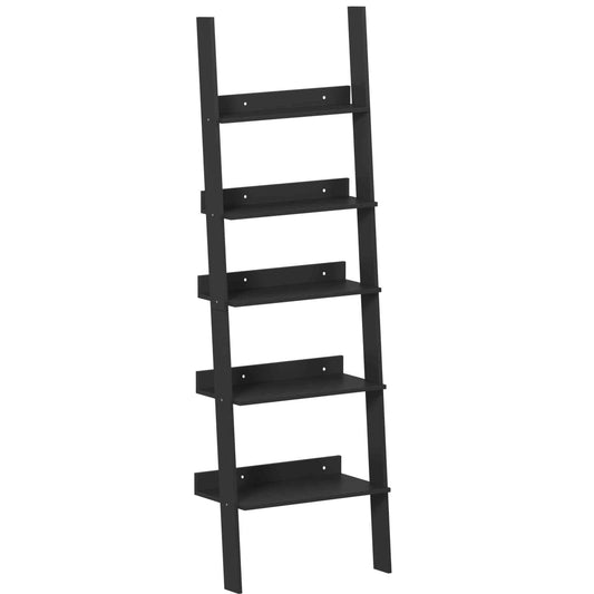 Βιβλιοθήκη Gambi Μαύρο 61x32.5x189