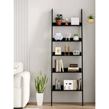 Βιβλιοθήκη Gambi Μαύρο 61x32.5x189