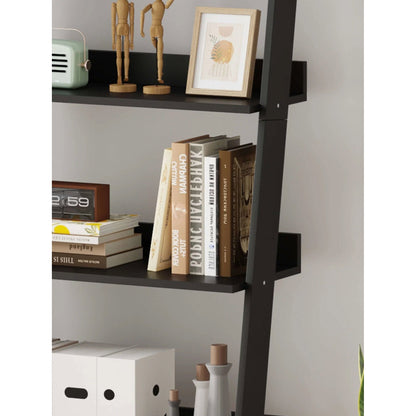 Βιβλιοθήκη Gambi Μαύρο 61x32.5x189