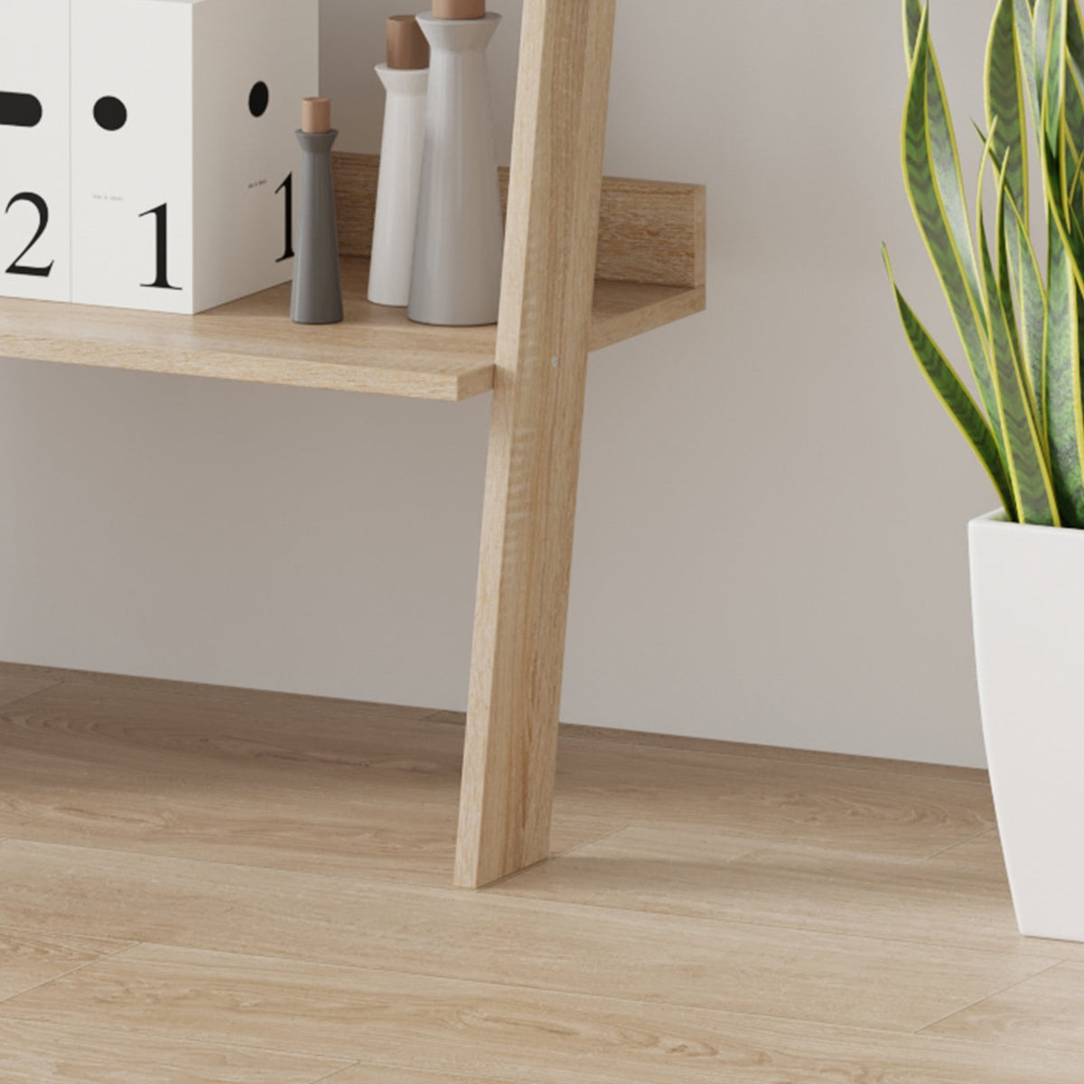 Βιβλιοθήκη Gambi Φυσικό 61x32.5x189