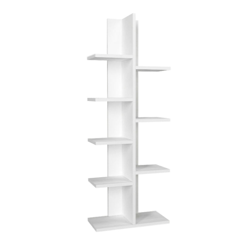 Βιβλιοθήκη Μελαμίνης Tree Χρώμα Λευκό 45x21,4x113