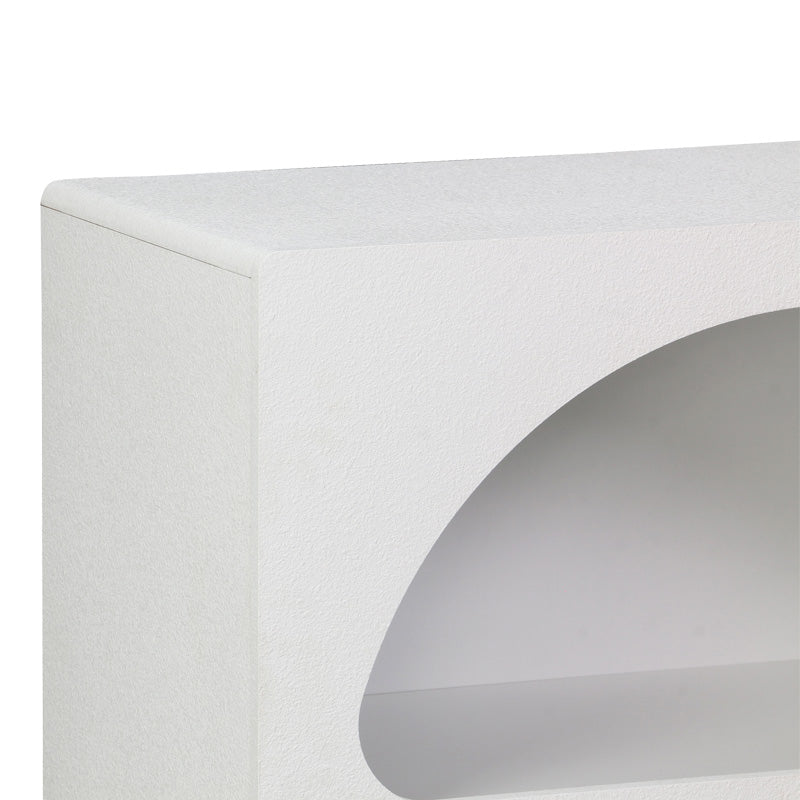 Βιβλιοθήκη-Ραφιέρα Emersi MDF σε Λευκή Απόχρωση 70x35x100