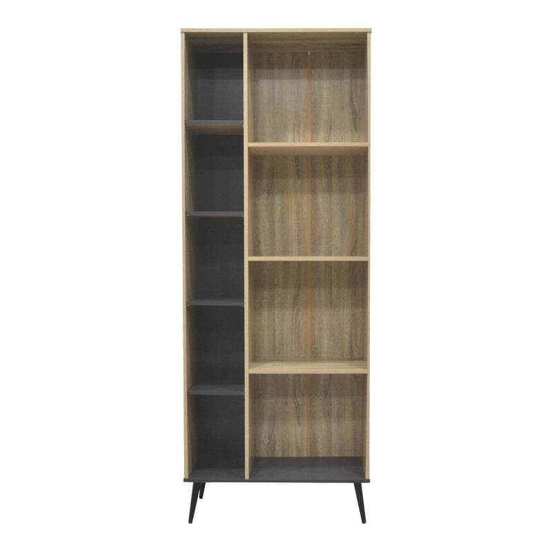 Βιβλιοθήκη Zezan σε Sonoma-Ανθρακί Απόχρωση 76.5x30x200.5