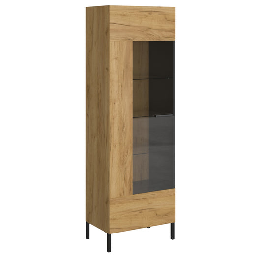 Βιτρίνα Santes Χρυσό Δρυς 64.2x42x197.5