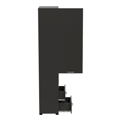 Βιτρίνα-Στήλη Toscana σε Ανθρακί Απόχρωση 50x42x222.5