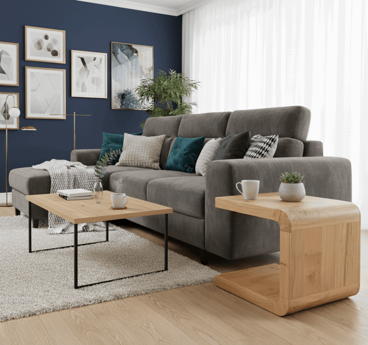 Βοηθητικό Τραπεζάκι Lunel 45x45x45