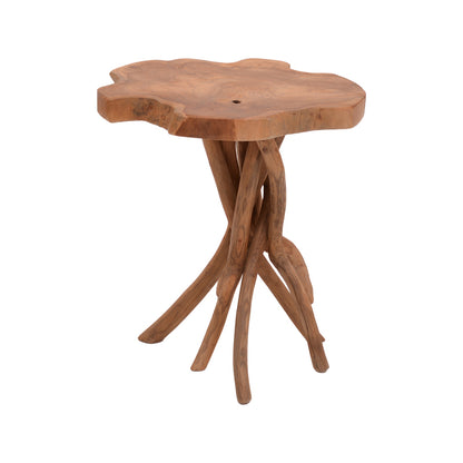 Βοηθητικό Τραπέζι Ceniole Teak Ξύλο σε Φυσική Απόχρωση 44x42x40