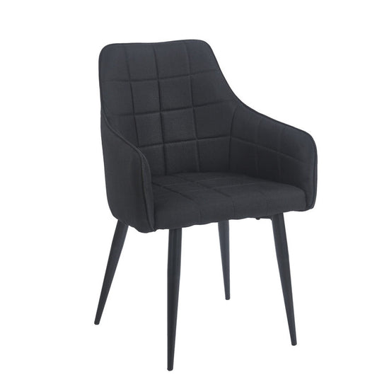 CAMERON BLACK ΥΦΑΣΜΑ ΠΟΛΥΘΡΟΝΑ ΜΕΤΑΛΛΙΚΗ 58x56x87