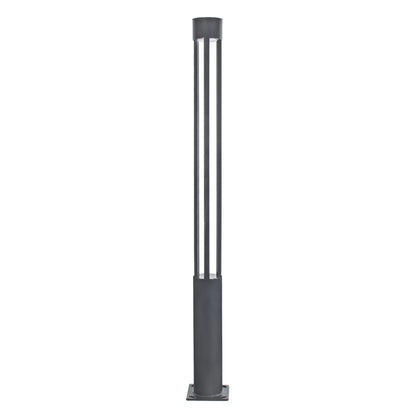 CANCUN 61509 Urban Light Φωτιστικό Πάρκου - Πλατείας - Κήπου Ύψους 2 μέτρων LED 40W 5440lm 60° AC100-240VAC IP67 IK09 - D15.5 x H200cm - Anthracite Grey - Φυσικό Λευκό 4000K - LUMILEDS - MEAN WELL DRIVER