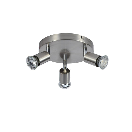 CCC 5215-3 ΝΜ 3/Φ ΟΡΟΦΗΣ ΣΠΟΤ ΝΙΚΕΛ ΜΑΤ 3xGU10 Φ20x8