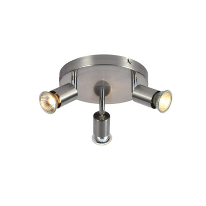 CCC 5215-3 ΝΜ 3/Φ ΟΡΟΦΗΣ ΣΠΟΤ ΝΙΚΕΛ ΜΑΤ 3xGU10 Φ20x8