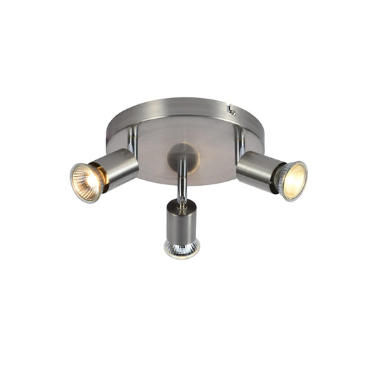 CCC 5215-3 ΝΜ 3/Φ ΟΡΟΦΗΣ ΣΠΟΤ ΝΙΚΕΛ ΜΑΤ 3xGU10 Φ20x8