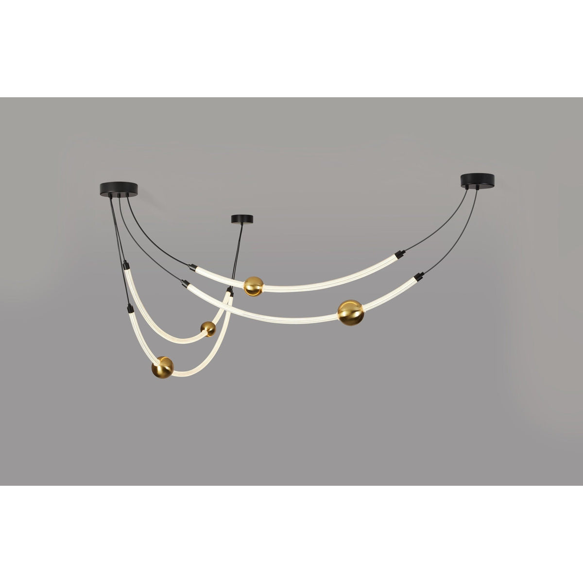 CCC 705-2 LED 4 ΣΩΛΗΝΕΣ ΜΕ ΧΡΥΣΗ ΔΙΑΚΟΣΜΗΤΙΚΗ ΜΠΑΛΑ 150x105εκ