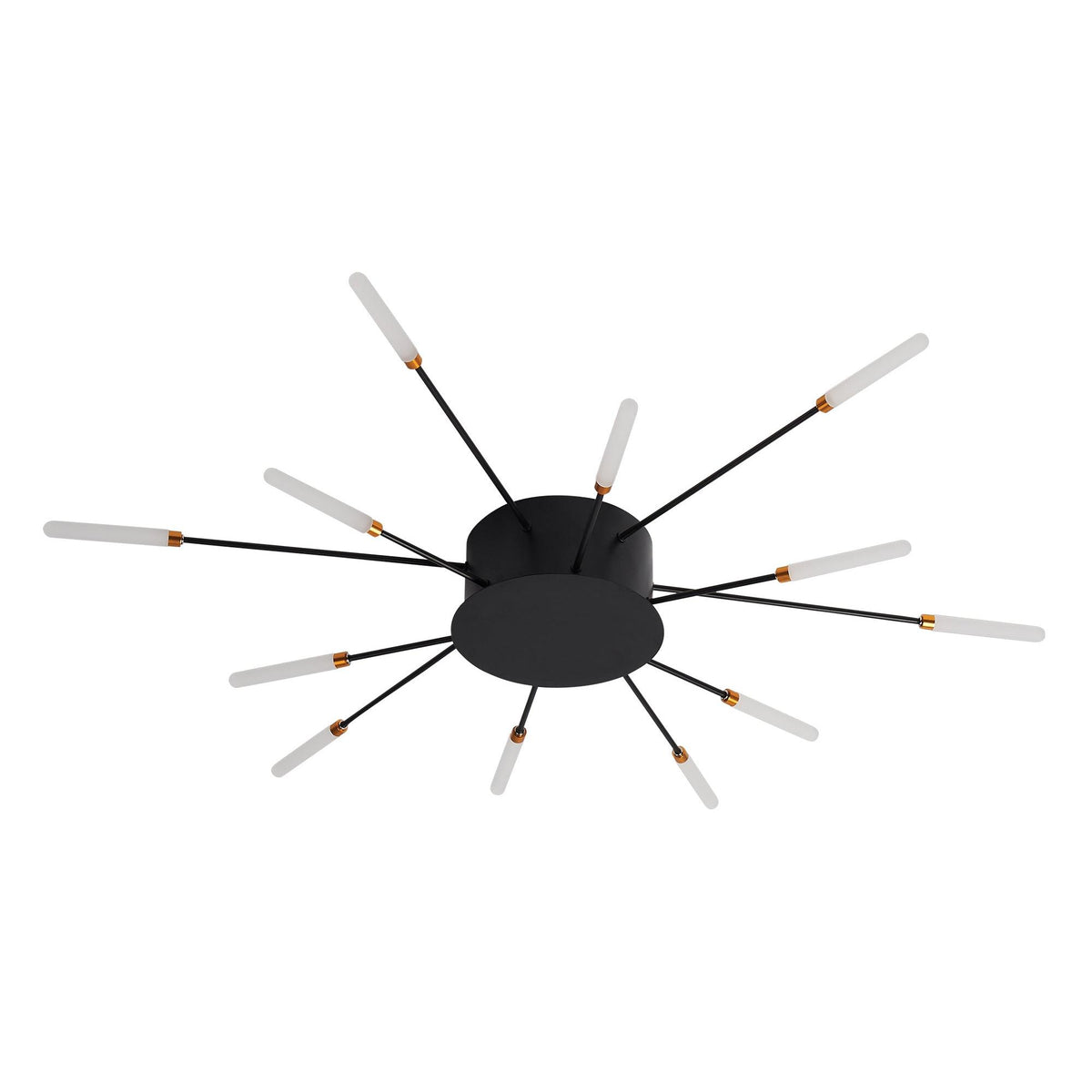 CCC 709-12 # LED ΟΡΟΦΗΣ ΜΑΥΡΟ ΑΚΤΙΝΕΣ Φ80x7