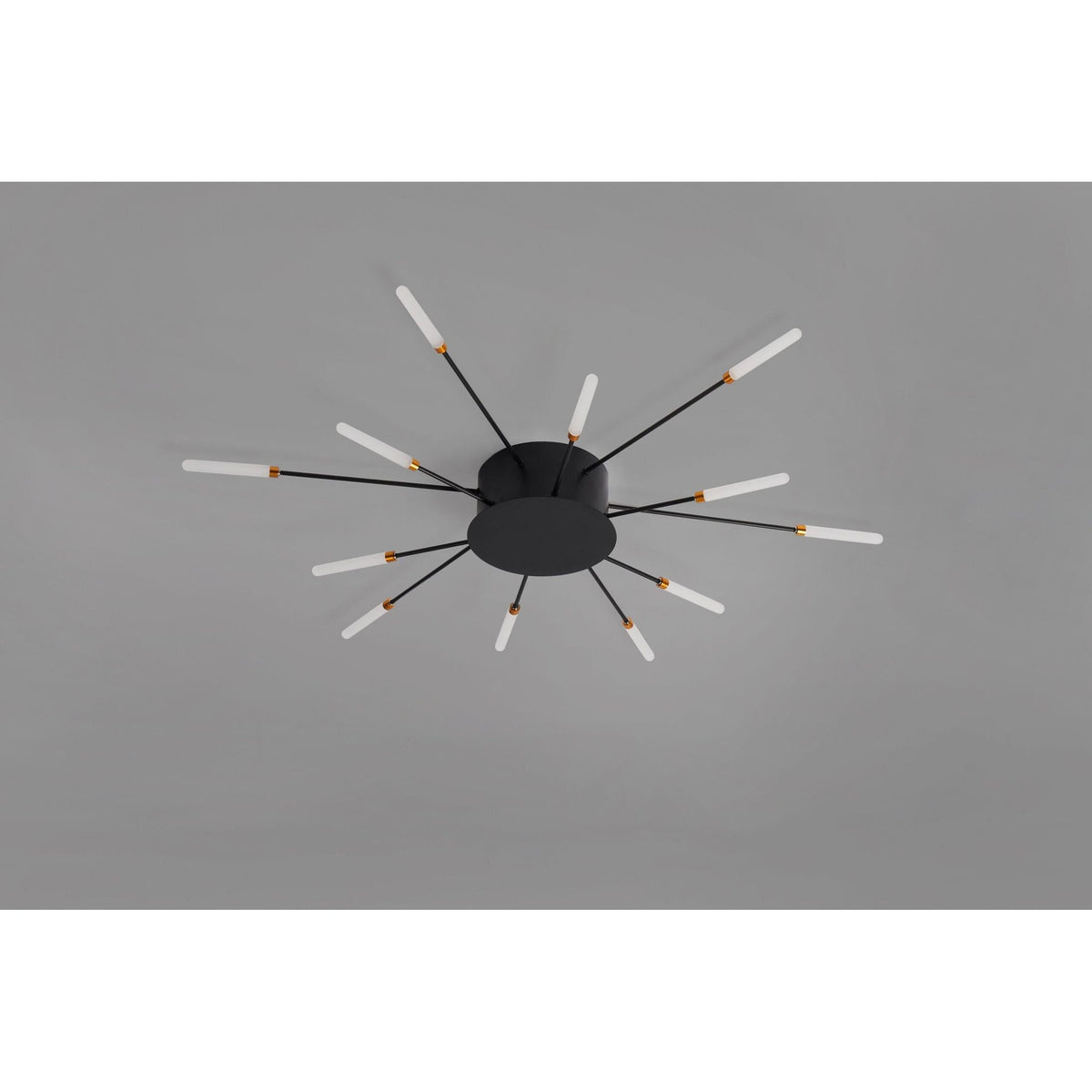 CCC 709-12 # LED ΟΡΟΦΗΣ ΜΑΥΡΟ ΑΚΤΙΝΕΣ Φ80x7