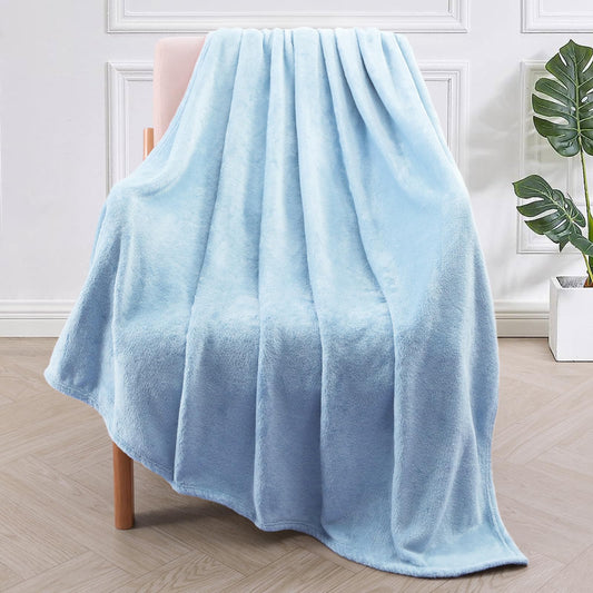 Κουβέρτα Καναπέ / Διακοσμητικό Ριχτάρι 130x160εκ Light Blue