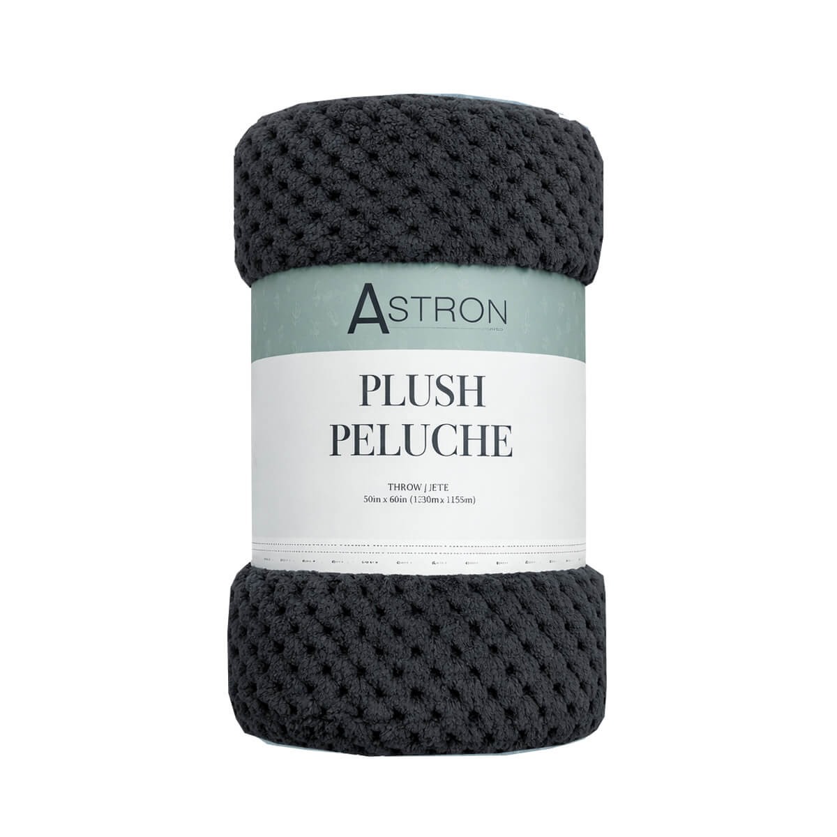 Κουβέρτα Καναπέ / Διακοσμητικό Ριχτάρι 130x160εκ Dark Grey