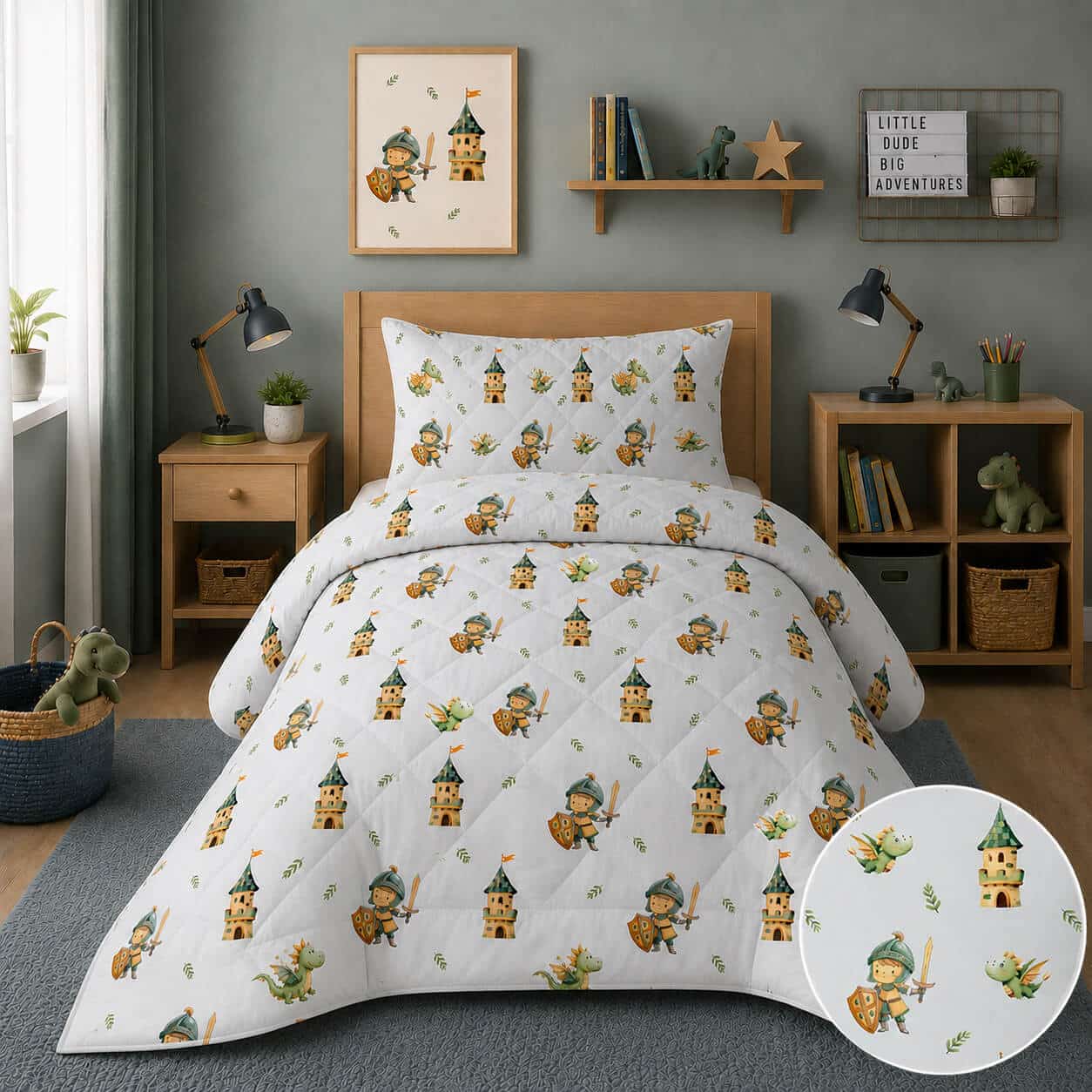 Πάπλωμα Παιδικό 100% Cotton Knight & Castle