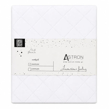 Κουβερλί Μονό Ξενοδοχείου White 160x220εκ