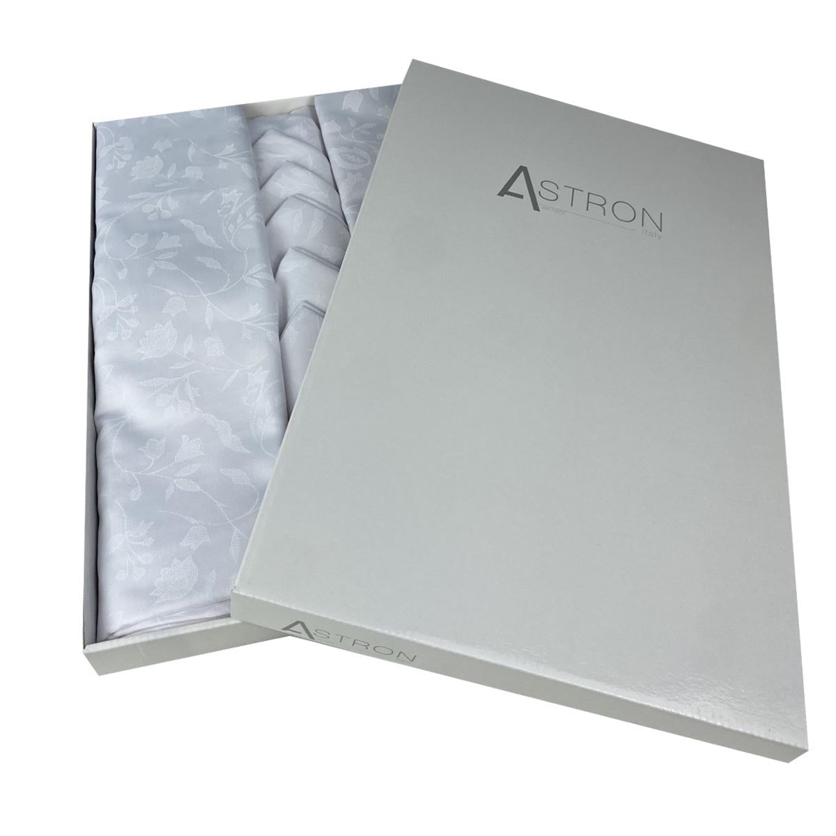 Τραπεζομάντηλο Σετ 7 Τεμ (140x180εκ + 6 Πετσέτες) White