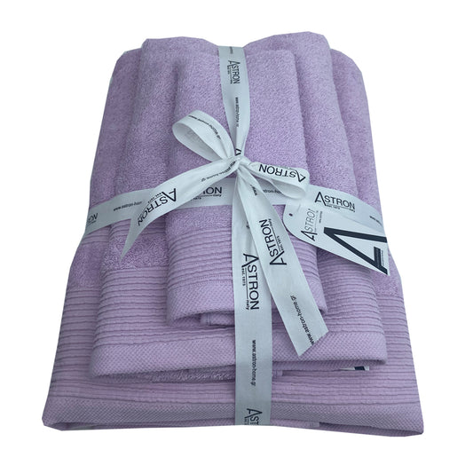 Πετσέτες Σετ 3 Τμχ Light Lilac