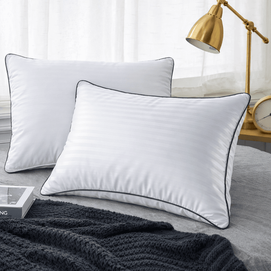 Μαξιλάρι Ξενοδοχείου 50x70εκ με Γκρι Ρέλι 800gr