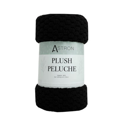 Κουβέρτα Καναπέ / Διακοσμητικό Ριχτάρι 130x160εκ Black