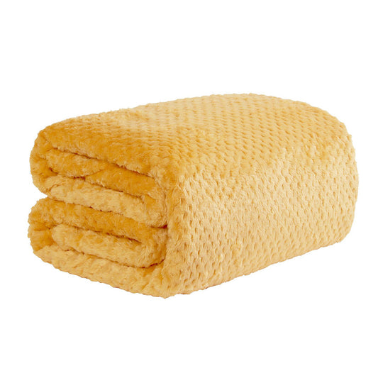 Κουβέρτα Καναπέ / Διακοσμητικό Ριχτάρι 130x160εκ Gold