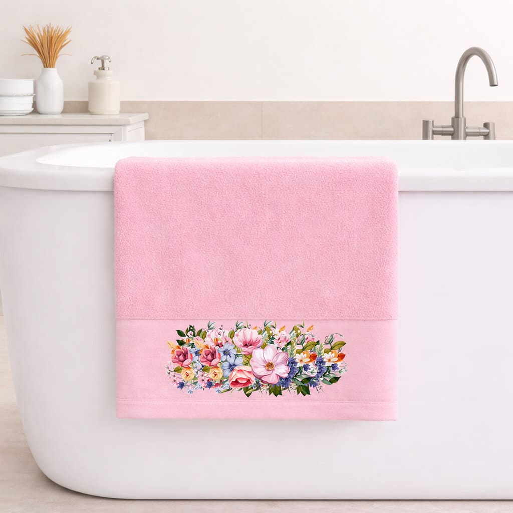 Πετσέτα Μπάνιου 70×140εκ Rosie Dusty Rose